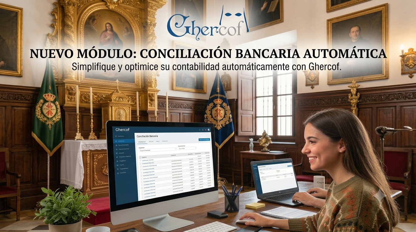Muy pronto: conciliación bancaria automática en Ghercof